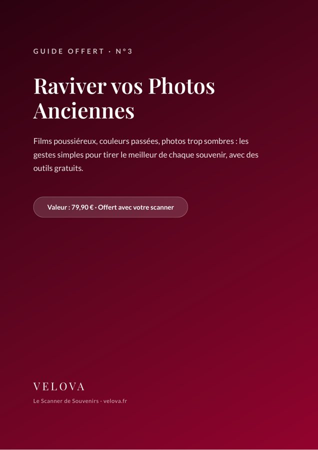 Couverture du guide Raviver vos Photos Anciennes