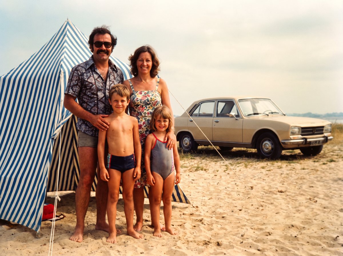 Photo de famille de 1978 ravivée par le scanner